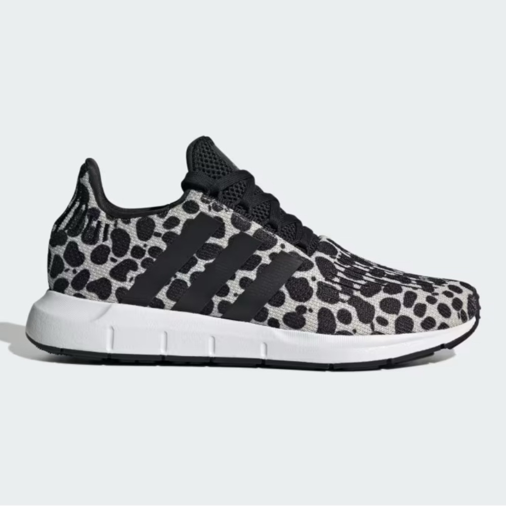 Adidas Black and White Patterned Sneakers
